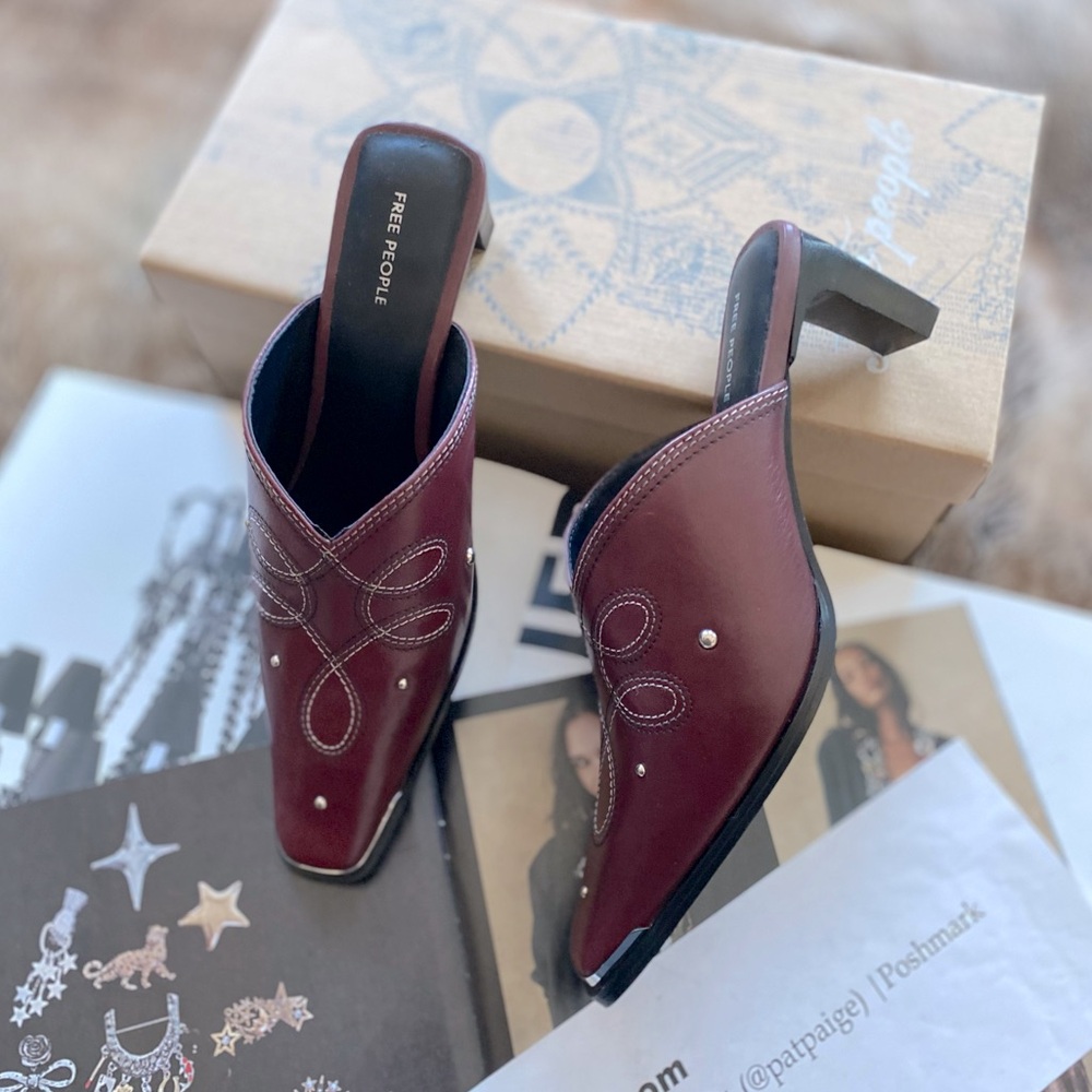 Free People Roxi Metal Tip Mules